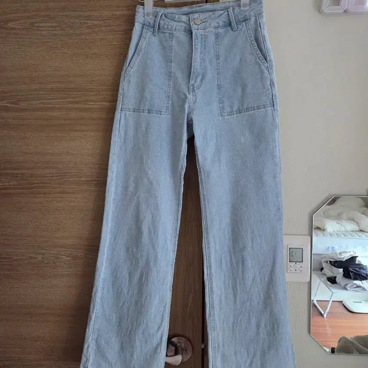 [BUNJANG] J BEAM Light Wash Straight Fit Denim Jeans / 제이빔 연청 일자핏 데님 S