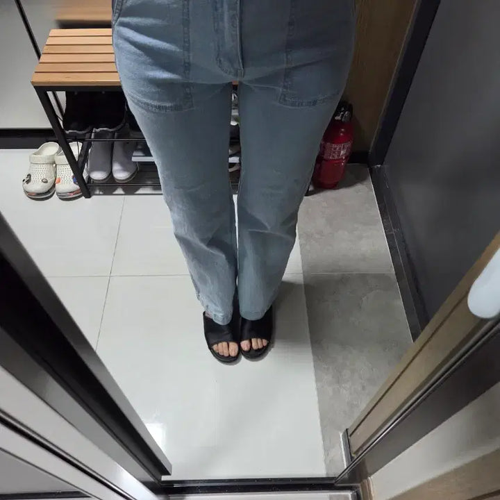 [BUNJANG] J BEAM Light Wash Straight Fit Denim Jeans / 제이빔 연청 일자핏 데님 S