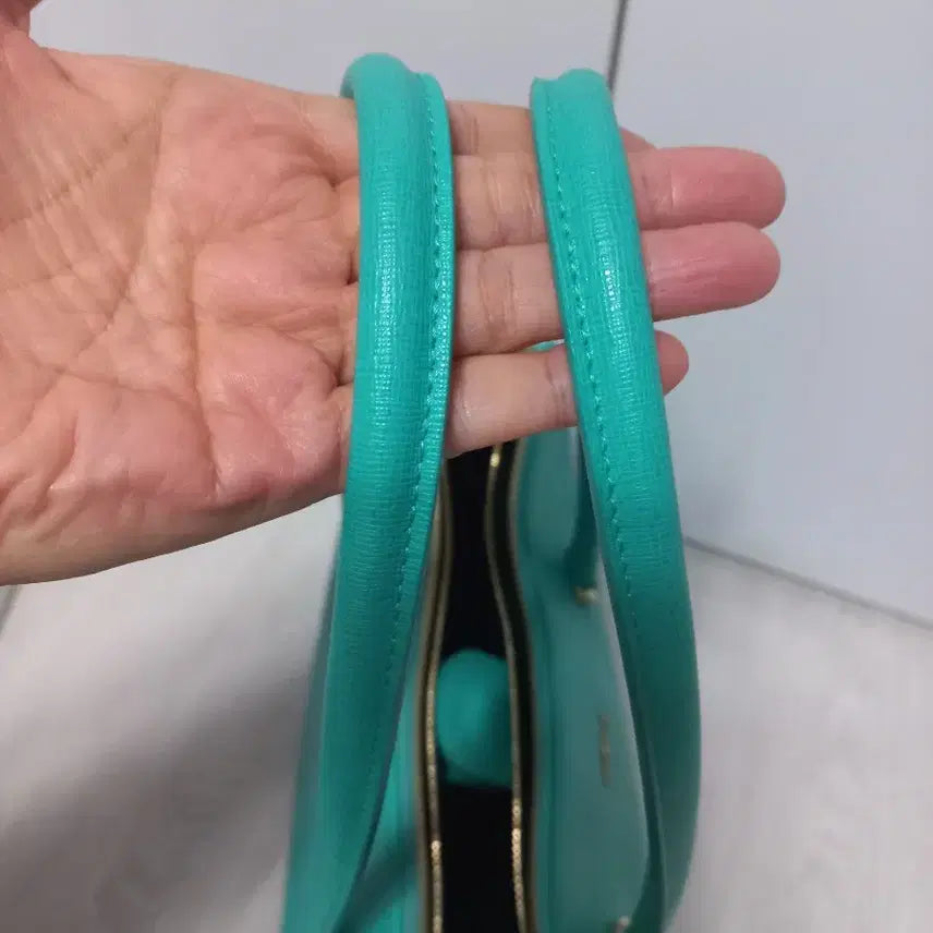 [BUNJANG] Furla Tote and Shoulder Bag Mint / 훌라 토트백 겸 숄더백  민트
