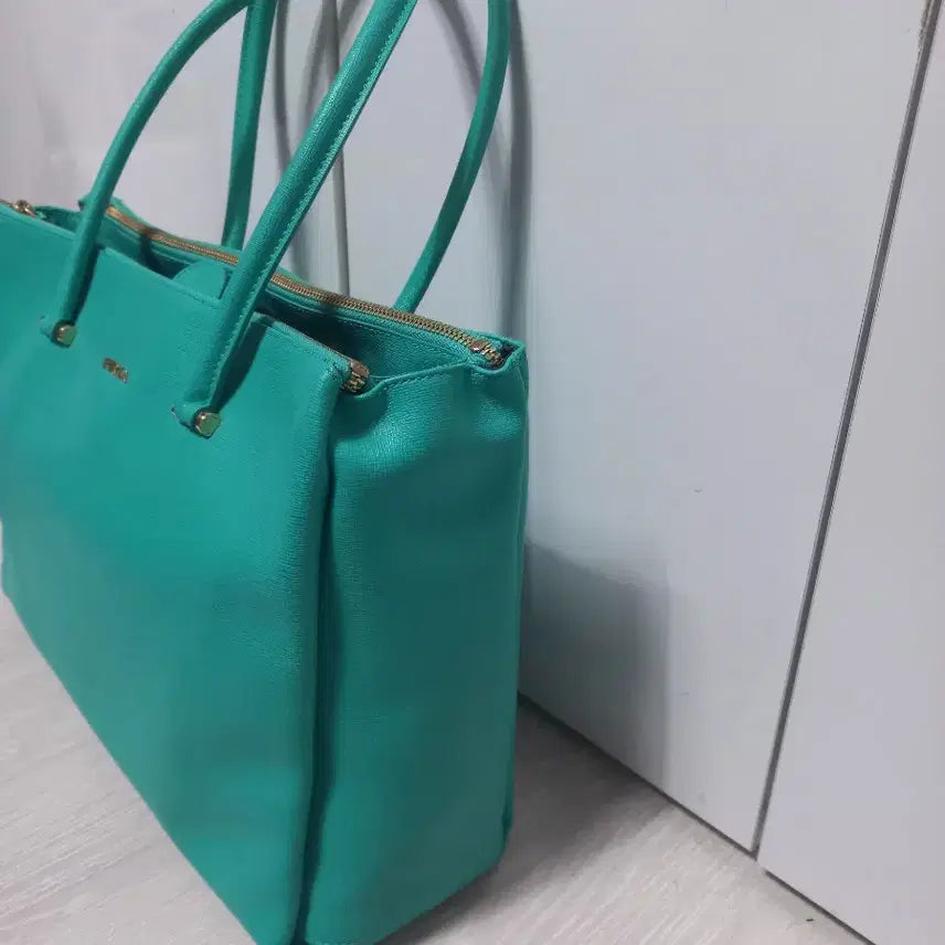 [BUNJANG] Furla Tote and Shoulder Bag Mint / 훌라 토트백 겸 숄더백  민트