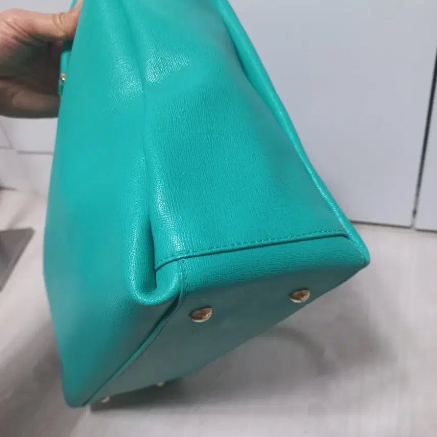 [BUNJANG] Furla Tote and Shoulder Bag Mint / 훌라 토트백 겸 숄더백  민트