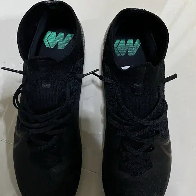 [BUNJANG] Nike Mercurial Superfly 7 Elite TF All Black Soccer Cleats / 나이키 머큐리얼 슈퍼플라이7 엘리트 tf