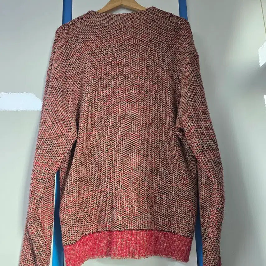 [SOLD OUT] [3] MATSUFUJI 마츠후지 자카드 니트 가디건 레드