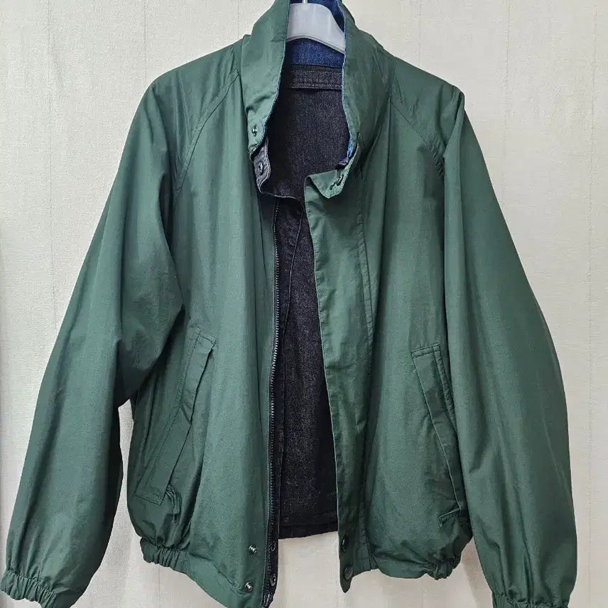 [BUNJANG] BLUECRAFT Reversible Jacket / BLUECRAFT  루즈핏 양면자켓 바스락과 데님  105