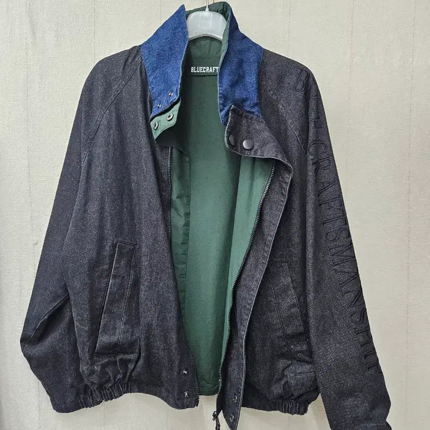 [BUNJANG] BLUECRAFT Reversible Jacket / BLUECRAFT  루즈핏 양면자켓 바스락과 데님  105