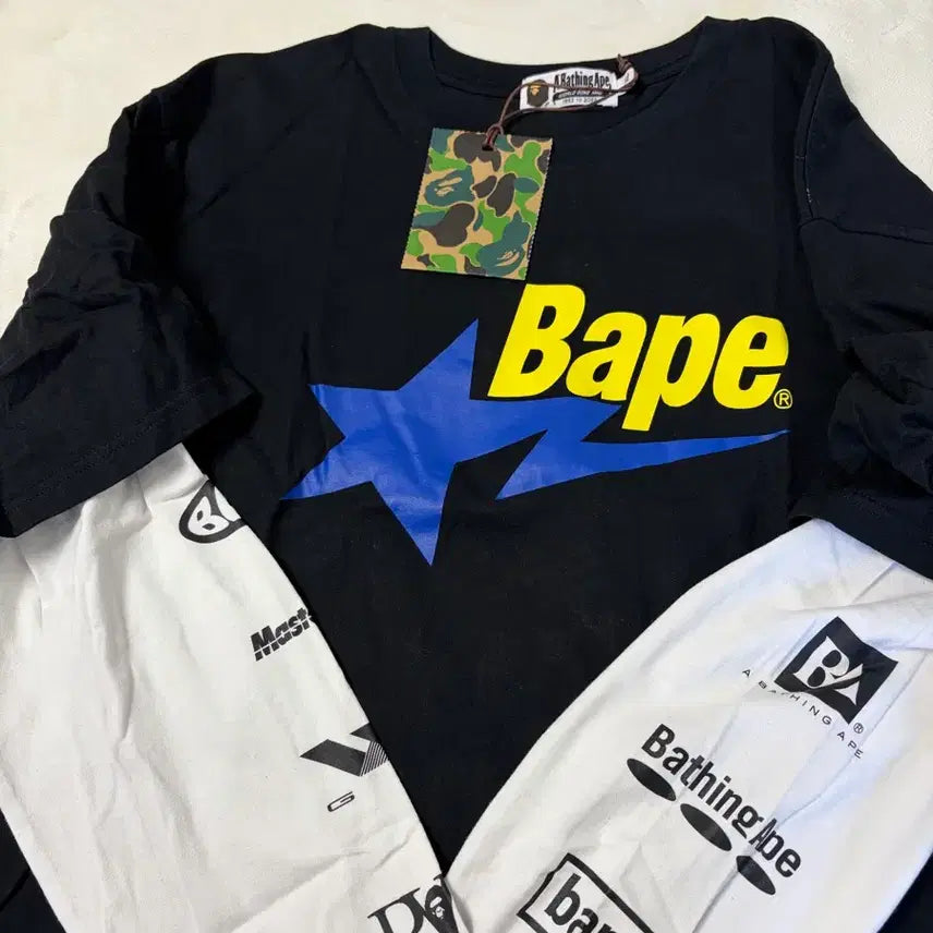 [SOLD OUT] [베이프] 새상품 레이어드 긴팔 XL