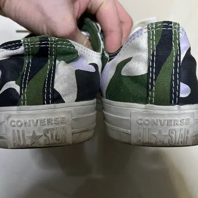 [BUNJANG] Converse All Star Low Camo Vintage Sneakers / 빈티지 컨버스 올스트 로우 카모