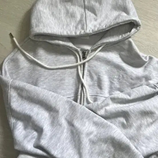 [BUNJANG] ModiMood Crop Hoodie Zip-up / 모디무드 크롭 후드집업