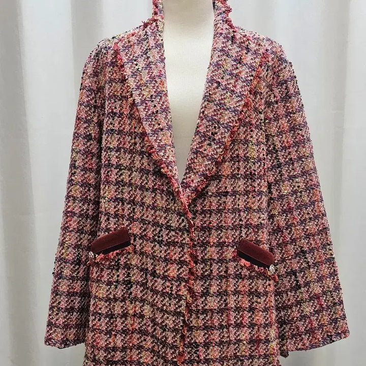 [BUNJANG] SJSJ Tweed Jacket Coat (55) / SJSJ 한섬 트위드 자켓 코트 55 여성자켓