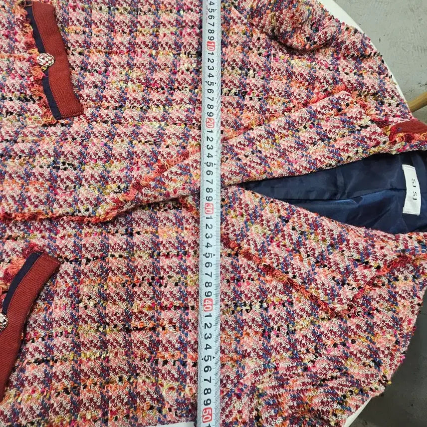 [BUNJANG] SJSJ Tweed Jacket Coat (55) / SJSJ 한섬 트위드 자켓 코트 55 여성자켓