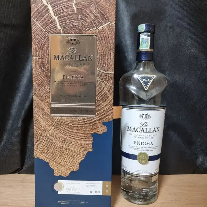 [BUNJANG] Macallan Enigma Nick Savage Signed Edition Bottle &amp; Case / 맥캘란 이니그마 닉세비지 사인 버젼 공병&amp;케이스