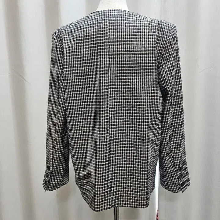 [BUNJANG] THANK YOU Houndstooth Check Double Jacket (Women&