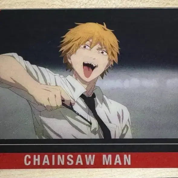 [BUNJANG] Chainsaw Man Denji Metal Card / 체인소맨 메탈카드 덴지