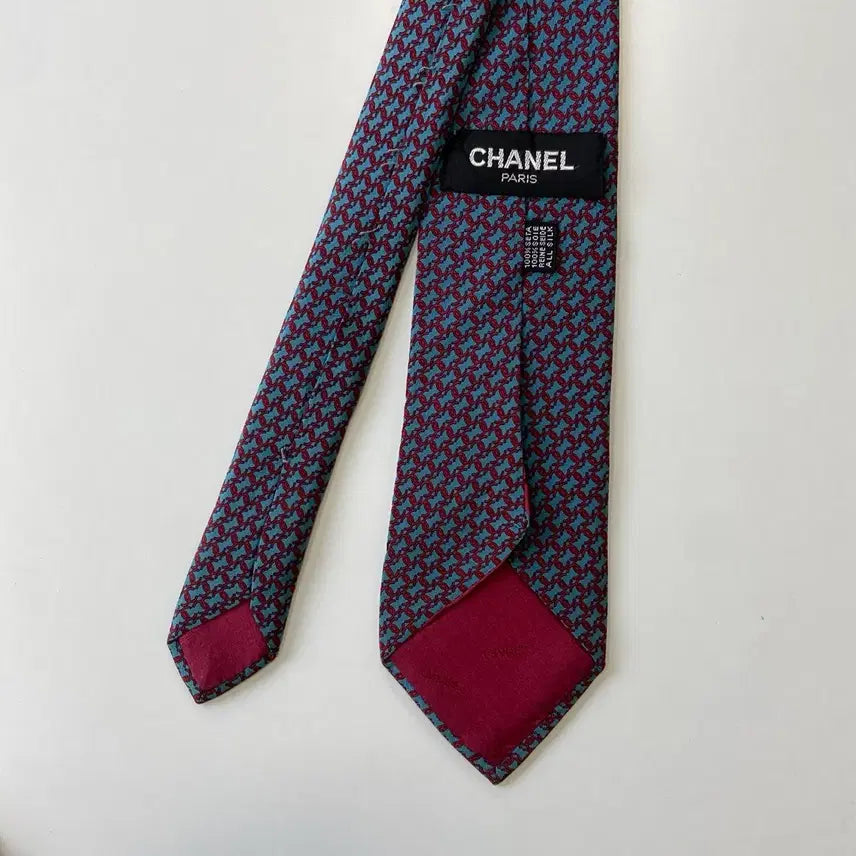 [BUNJANG] CHANEL Monogram Silk Necktie / 샤넬(CHANEL) 모노그램 명품 정품 넥타이7.8cm