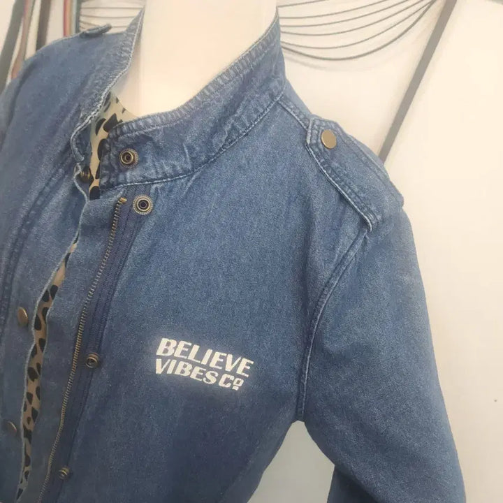 [SOLD OUT] 플라스틱 아일랜드 롱 데님 자켓/넉넉한 XS사이즈