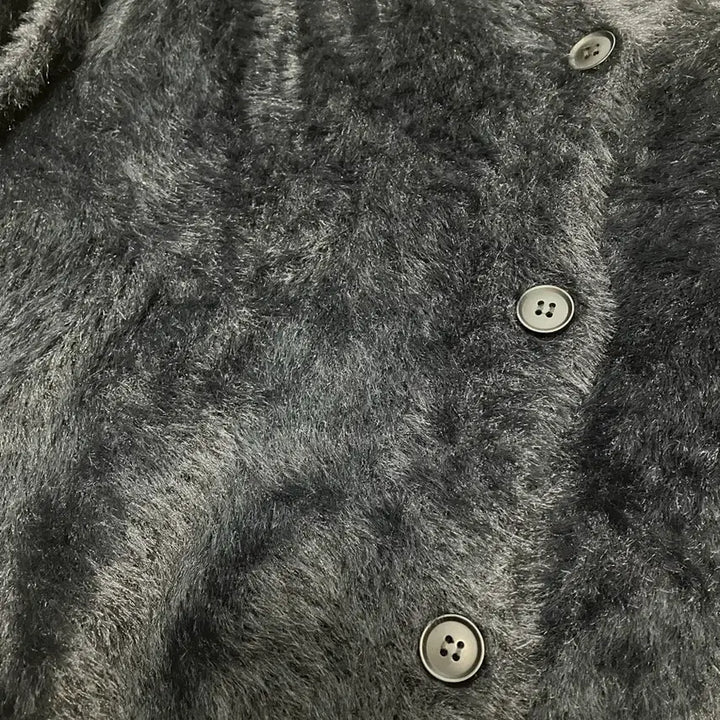 [BUNJANG] Black Fur Cardigan / 블랙 퍼 가디건 (네고 가능)