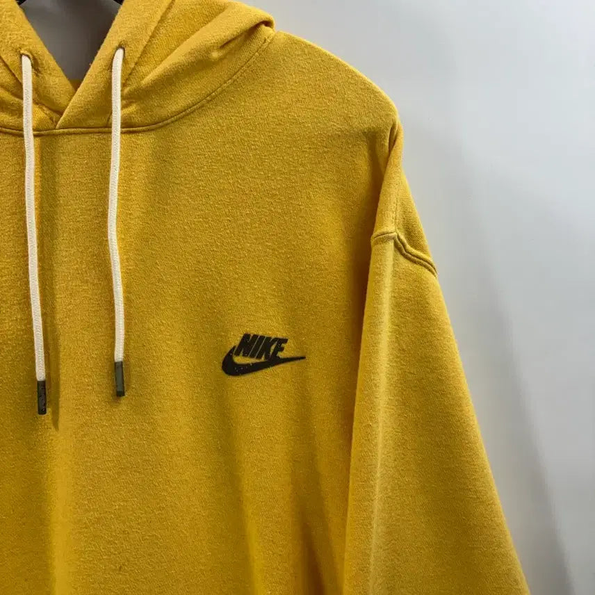 [BUNJANG] Nike Embroidered Logo Oversized Hoodie Yellow Mustard XXL / [XXL] 나이키 자수 로고 오버핏 후드티 옐로우 머스타드 3.5
