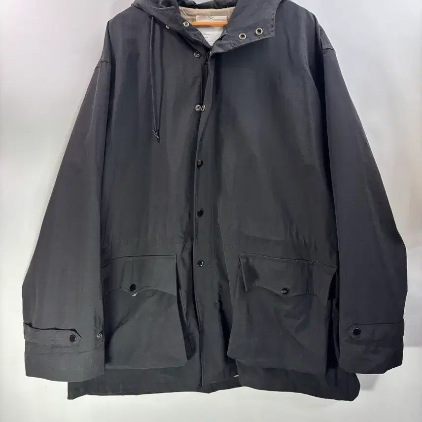 [BUNJANG] BALLOW9 Oversized Hooded Parka Black Limited Edition / [FREE] 발로우9 BALLOW9 후드 파카 블랙 오버핏 4.9