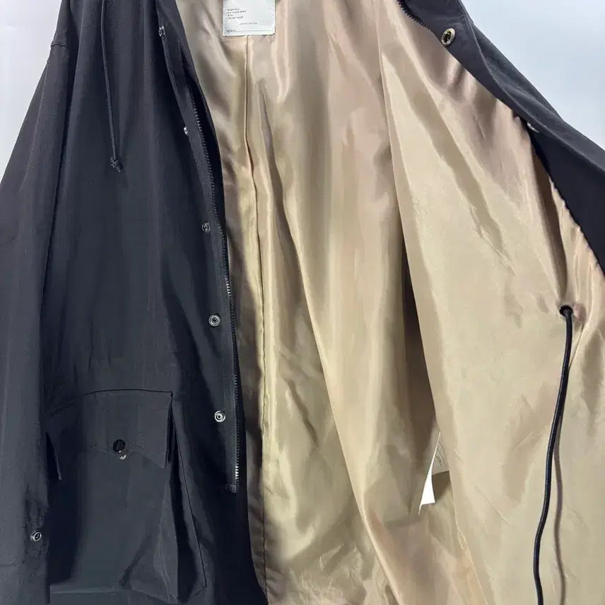 [BUNJANG] BALLOW9 Oversized Hooded Parka Black Limited Edition / [FREE] 발로우9 BALLOW9 후드 파카 블랙 오버핏 4.9