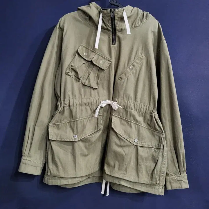 [BUNJANG] Vintage Style Khaki Oversized Jacket / 체크 오버핏 자켓