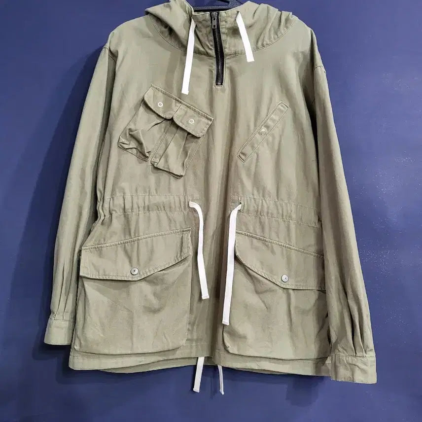 [BUNJANG] Vintage Style Khaki Oversized Jacket / 체크 오버핏 자켓