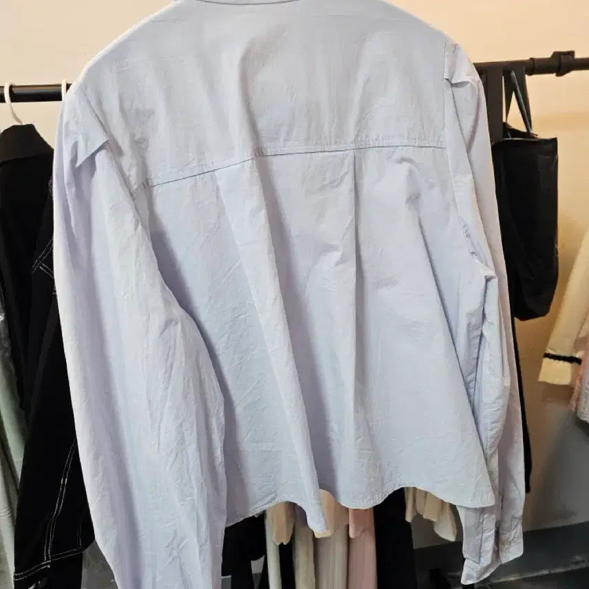 [BUNJANG] Light Blue Oversized Shirt / 연청색 남방 셔츠