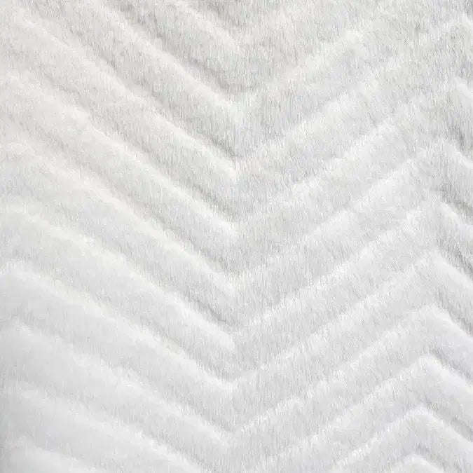 [BUNJANG] Eco Fur Hooded Mustang Jacket Ivory M / 에코퍼 무스탕 후드 자켓 아이보리 M
