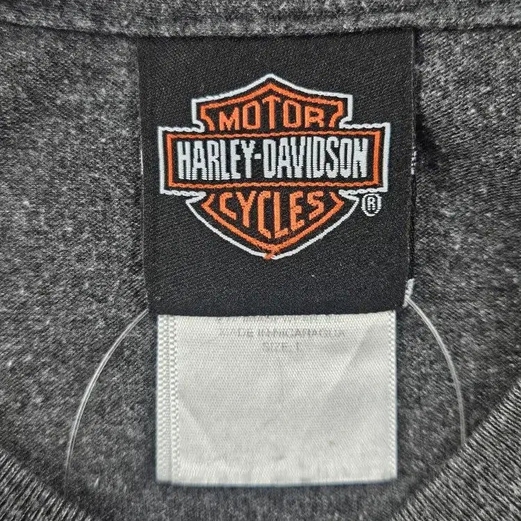[BUNJANG] Harley-Davidson House of Thunder Bar &amp; Shield Long Sleeve T-Shirt / 할리데이비슨 하우스 오브 썬더 바앤실드 롱슬리브 ( L ) / 11527