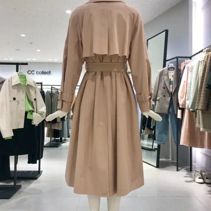 [BUNJANG] Unbranded Beige Long Trench Coat - Women&