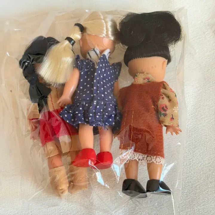 [BUNJANG] Vintage Girl Doll Bundle Set / 빈티지 소녀 인형 3개 일괄 골동품 앤틱