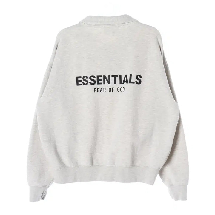 [BUNJANG] Fear of God Essentials Mock Neck Half Zip Sweatshirt / 에센셜 피어 오브 갓 21SS 모크넥 하프집 맨투맨 공용