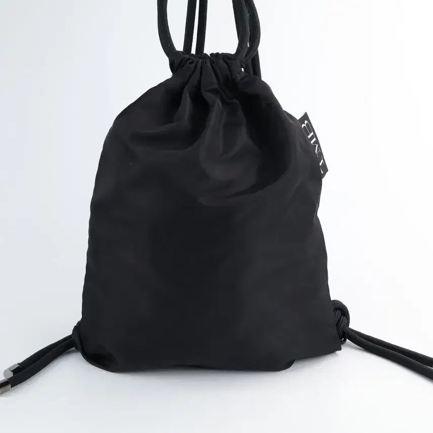 [BUNJANG] Trimming Bird TMB 25FW String Backpack Nylon Black / 트리밍버드 TMB 25FW 스트링 백팩 나일론 블랙