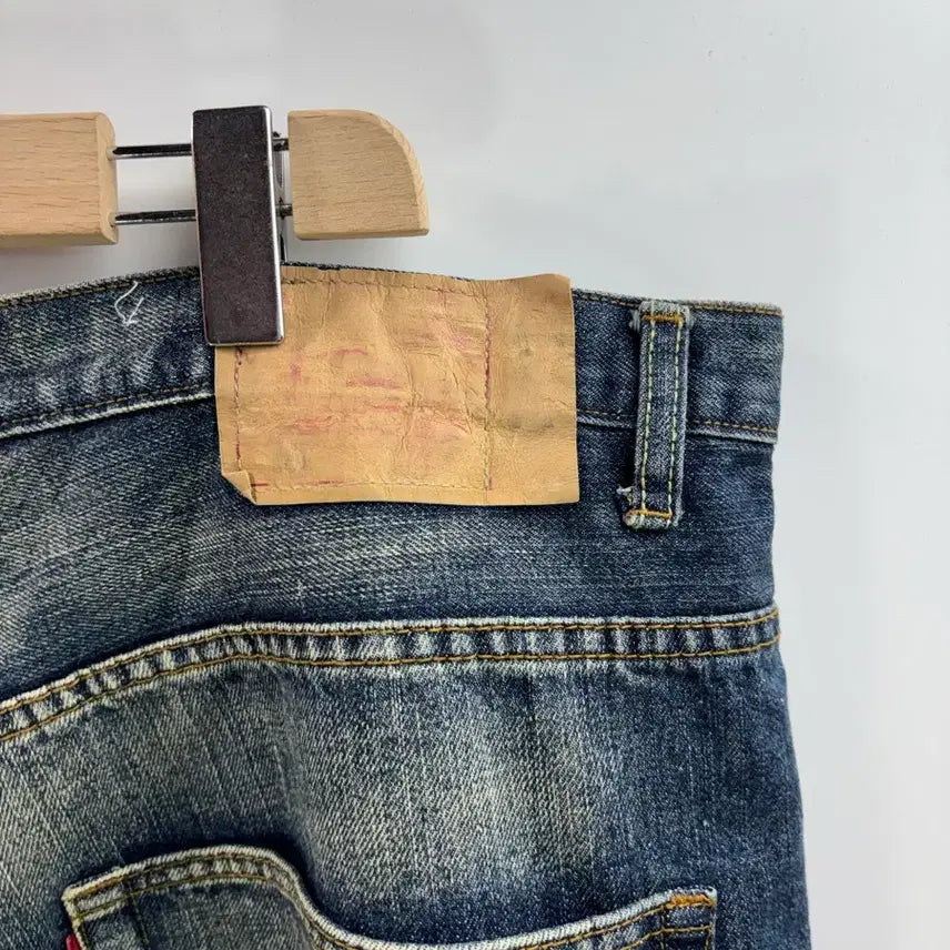 [BUNJANG] RED BIG Wide Denim Shorts / [44-46/빅사이즈] RED BIG 빈티지 힙합 와이드 데님 반바지 3