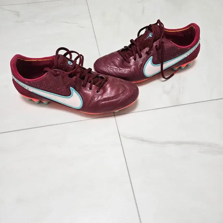 [BUNJANG] Nike Tiempo 9 AG Soccer Cleats / 나이키 티엠포9 축구화 ag, 선수용 최상급, 265사이즈