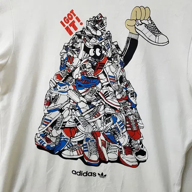 [BUNJANG] Adidas Originals Graphic T-Shirt / 아디다스 오리지널스 그래픽 티셔츠
