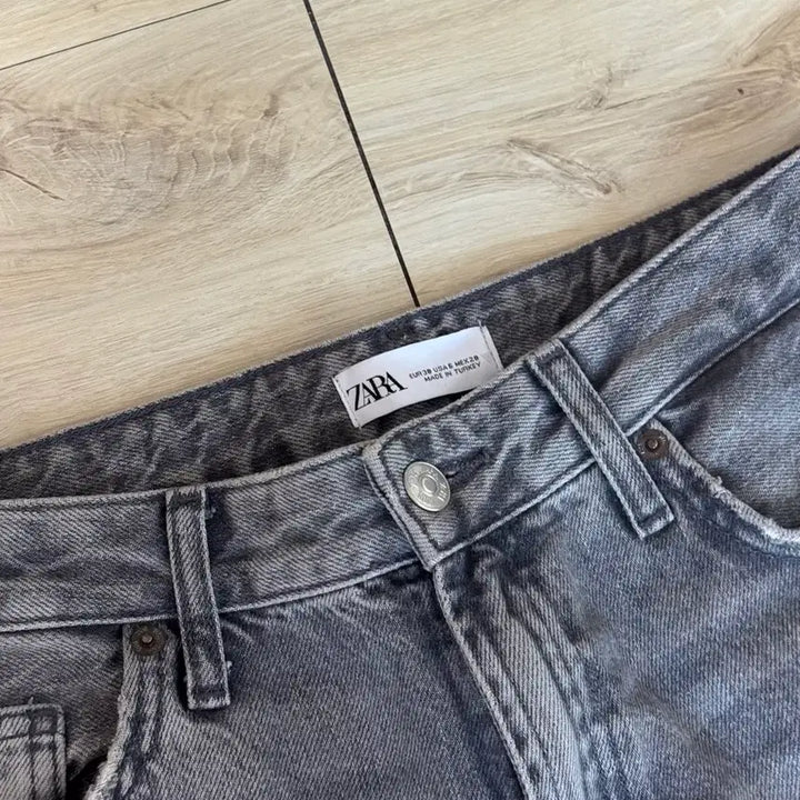 [BUNJANG] ZARA Gray Wide Jeans / 자라 청바지 그레이 와이드