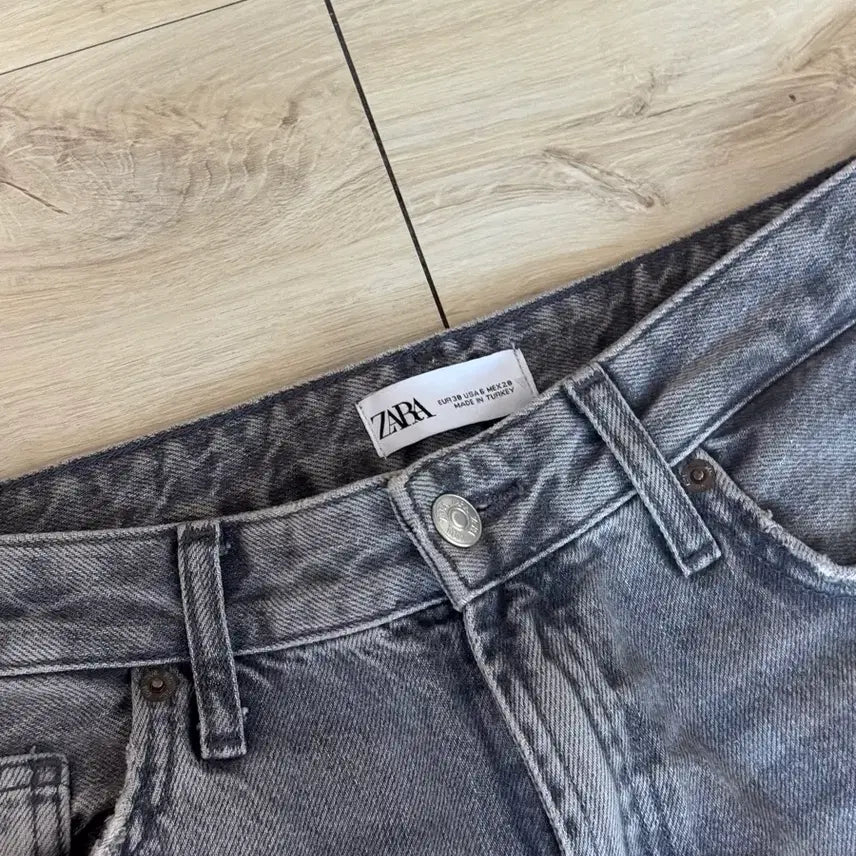 [BUNJANG] ZARA Gray Wide Jeans / 자라 청바지 그레이 와이드