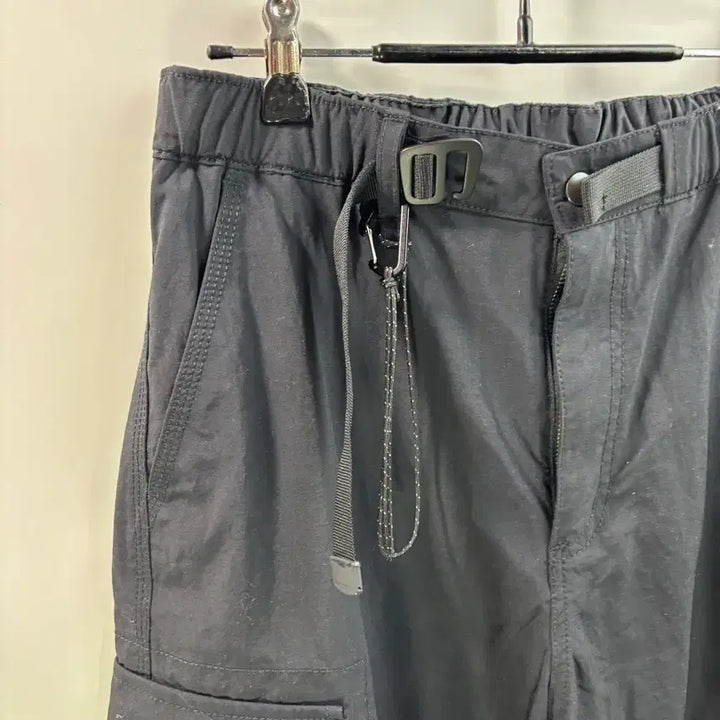 [BUNJANG] Musinsa Standard Nylon Belted Wide Cargo Pants Black / [28] 무신사스탠다드 나일론 벨티드 와이드 카고 팬츠 블랙 고프코어 3