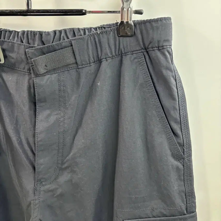 [BUNJANG] Musinsa Standard Nylon Belted Wide Cargo Pants Black / [28] 무신사스탠다드 나일론 벨티드 와이드 카고 팬츠 블랙 고프코어 3
