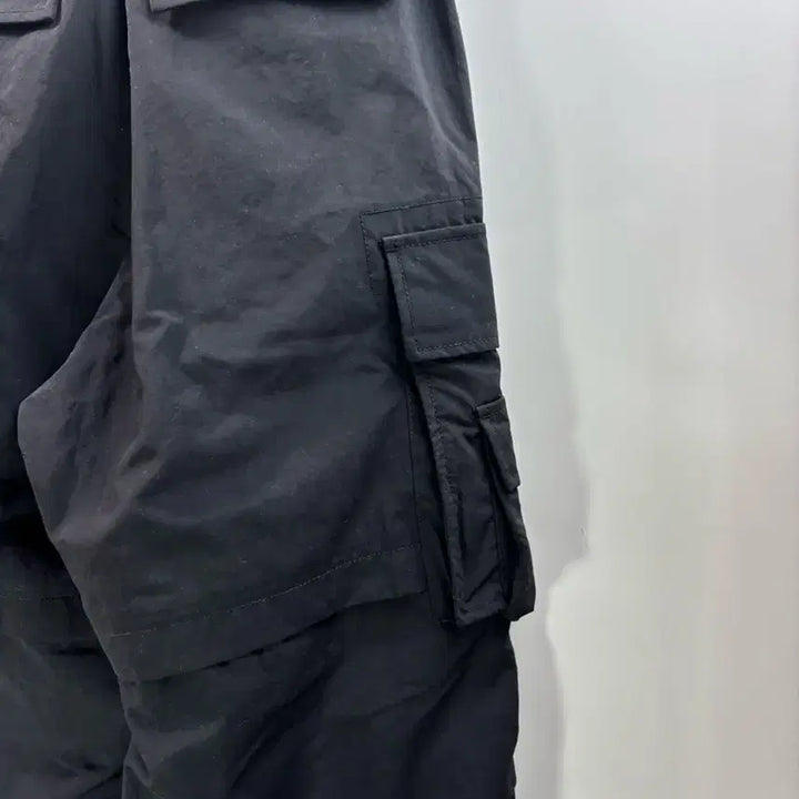 [BUNJANG] Musinsa Standard Nylon Belted Wide Cargo Pants Black / [28] 무신사스탠다드 나일론 벨티드 와이드 카고 팬츠 블랙 고프코어 3