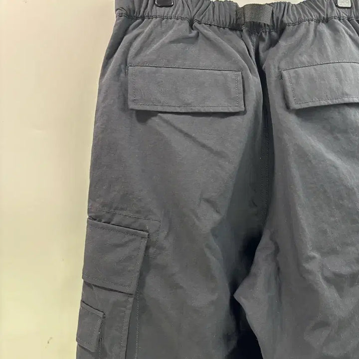 [BUNJANG] Musinsa Standard Nylon Belted Wide Cargo Pants Black / [28] 무신사스탠다드 나일론 벨티드 와이드 카고 팬츠 블랙 고프코어 3