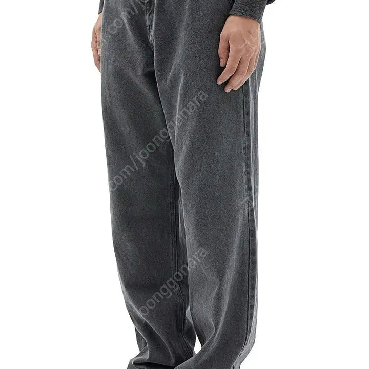 [BUNJANG] Brownyard Wide Denim Gray 3 / [3]브라운야드 와이드 데님 그레이 3