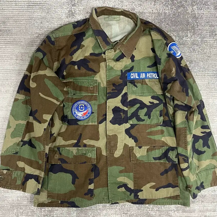 [BUNJANG] US Army Woodland BDU Jacket / 90s US ARMY WOODLAND BDU