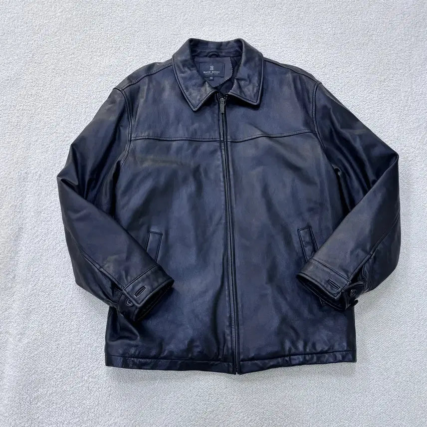 [SOLD OUT] 100 베이직하우스 블랙 양가죽 재킷 0311E