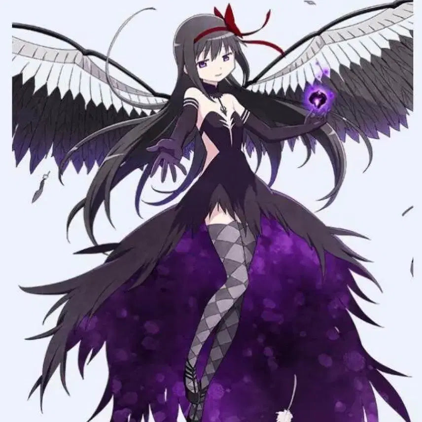 [BUNJANG] Madoka Magica Homura Akemi Cosplay Set / (택포)마도카 마기카 아케미 호무라 코스프레/악마호무라/졸업사진