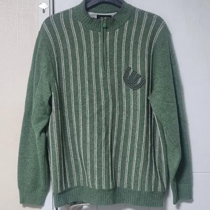 [BUNJANG] M.U SPORTS Striped Knit Sweater / M.U SPORTS 니트 52(110)
