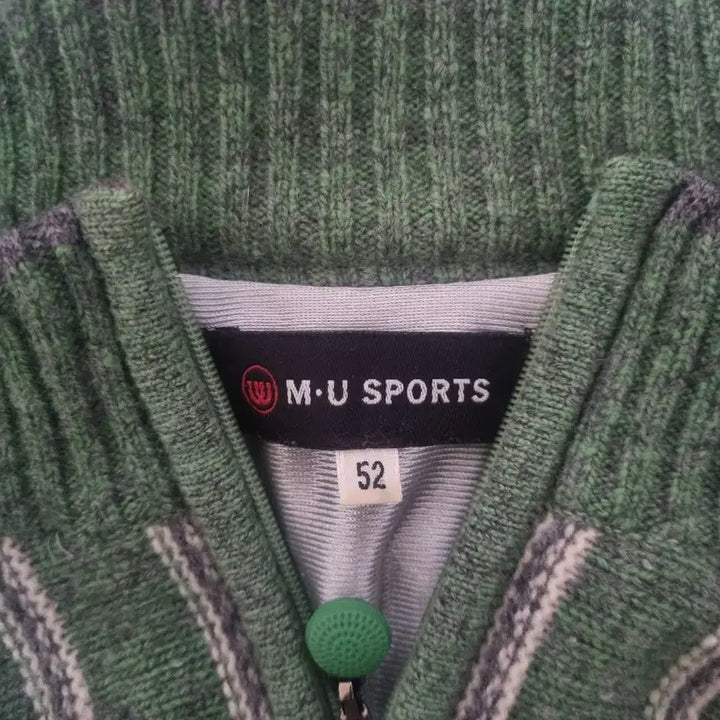 [BUNJANG] M.U SPORTS Striped Knit Sweater / M.U SPORTS 니트 52(110)
