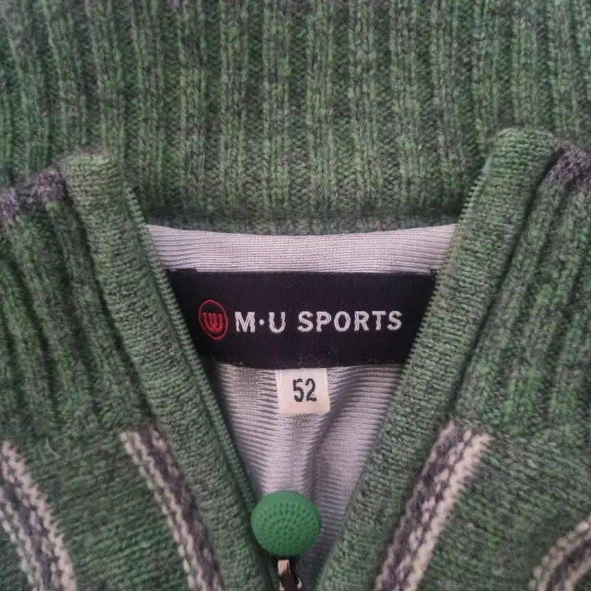 [BUNJANG] M.U SPORTS Striped Knit Sweater / M.U SPORTS 니트 52(110)