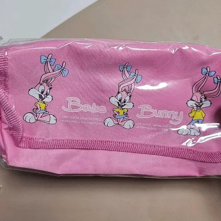 [BUNJANG] Baby Looney Tunes Bunny Pink Pouch Pencil Case / 고전 베이비 루니툰 타이니툰  벅스버니 핑크 파우치 필통
