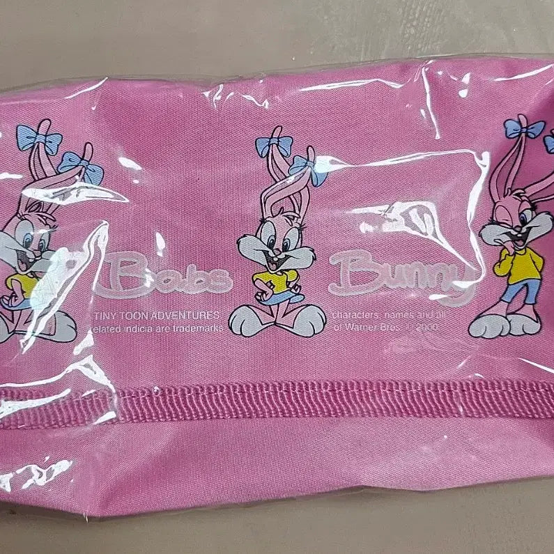 [BUNJANG] Baby Looney Tunes Bunny Pink Pouch Pencil Case / 고전 베이비 루니툰 타이니툰  벅스버니 핑크 파우치 필통